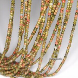 2MM Lotus Pond Unakite Gemstone Round 2MM Loose Beads 16 inch Full Strand LOT 1,2,6,12 and 50 (90113961-107 - 2mm A) 2MM Lotus Pond Unakite Gemstone Round 2MM Loose Beads 16 inch Full Strand LOT 1,2,6,12 and 50 (90113961-107 - 2mm A)