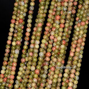 3MM Lotus Pond Unakite Gemstone Round 3MM Loose Beads 16 inch Full Strand LOT 1,2,6,12 and 50 (90114013-107 - 3mm B) 3MM Lotus Pond Unakite Gemstone Round 3MM Loose Beads 16 inch Full Strand LOT 1,2,6,12 and 50 (90114013-107 - 3mm B)