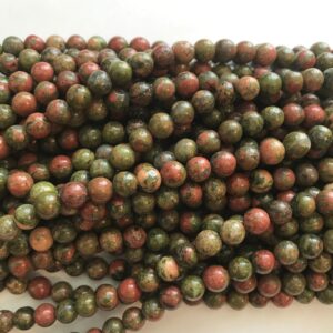 unakite 6mm,8mm,10mm round gemstone beads--15.5" unakite 6mm,8mm,10mm round gemstone beads--15.5"