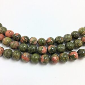 6mm Unakite Gemstone Beads. 15” Strand Of High Quality Round Beads, Approx. 64 Per Strand. Epidote And Pink Feldspar. 6mm Unakite Gemstone Beads. 15” Strand Of High Quality Round Beads, Approx. 64 Per Strand. Epidote And Pink Feldspar.