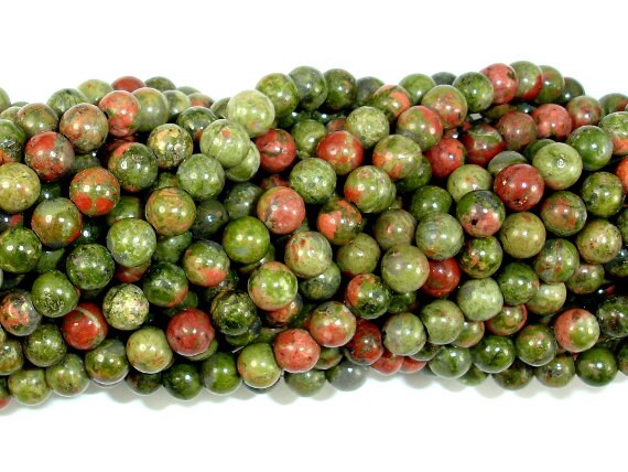 Unakite Beads, Round, 4 Mm (4.5 Mm), 15 Inch, Full Strand, Approx. 88 Beads, Hole 10.8mm (429054007) Unakite Beads, Round, 4 Mm (4.5 Mm), 15 Inch, Full Strand, Approx. 88 Beads, Hole 10.8mm (429054007)