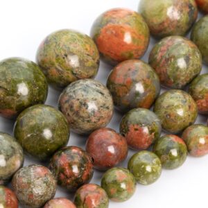 Lotus Pond Unakite Beads Grade Aaa Genuine Natural Gemstone Round Loose Beads 4mm 6mm 8mm 10mm 12mm Bulk Lot Options