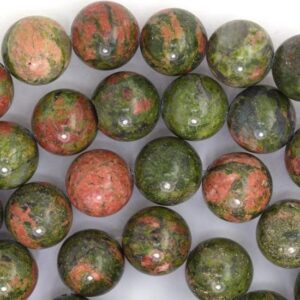 Natural Green Unakite Jasper Round Beads 15" Strand 4mm 6mm 8mm 10mm 12mm Natural Green Unakite Jasper Round Beads 15" Strand 4mm 6mm 8mm 10mm 12mm