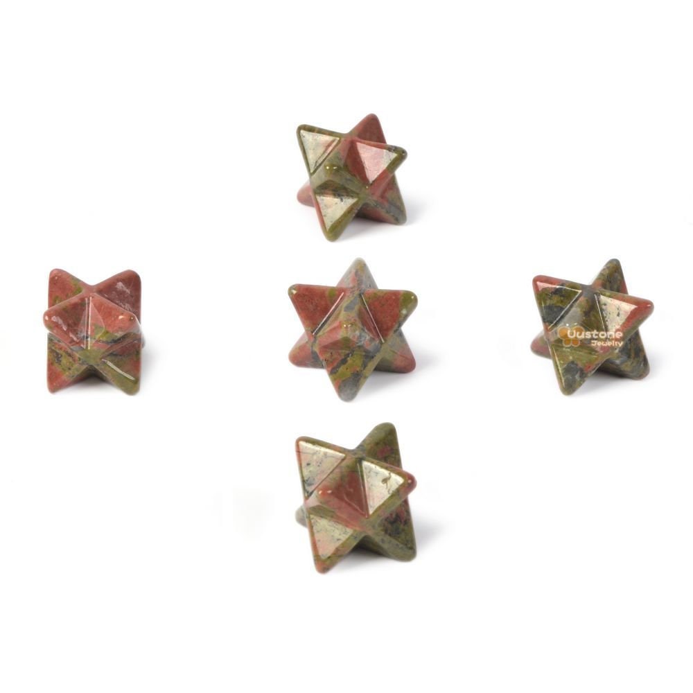Carved Unakite Gemstone Crystal Merkaba Star Energy Healing Sacred Geometry Chakra Stone Carved Unakite Gemstone Crystal Merkaba Star Energy Healing Sacred Geometry Chakra Stone