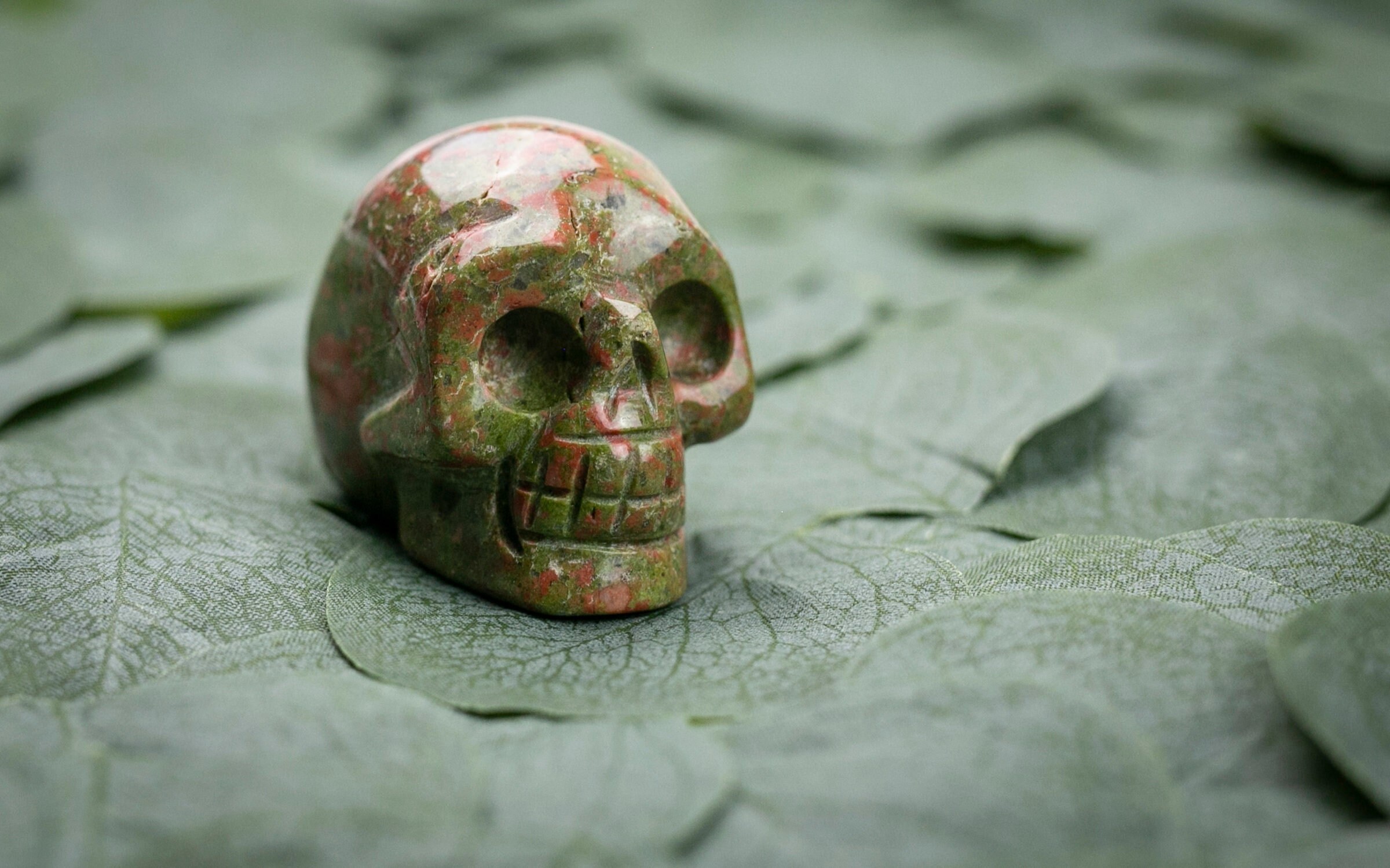 Unakite Crystal Skull For Crystal Grid Or Skull Unakite Crystal Skull For Crystal Grid Or Skull