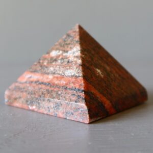 Unakite Pyramid Supreme Source Stone Orange