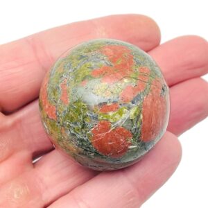Unakite Sphere Stone A++ – Crystal Ball - Healing Crystal Stones – Crystal Décor – 40-50mm - BA1030