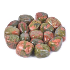 1/2LB Unakite Tumbled Stone Specimen Collection Pocket Worry Healing Crystal Reiki 1/2LB Unakite Tumbled Stone Specimen Collection Pocket Worry Healing Crystal Reiki