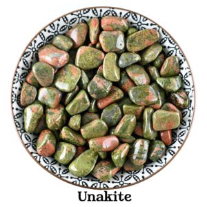 Set Of 10 Unakite Tumbled Stones, Natural Pink And Green Gemstones, Harmony And Balance Set Of 10 Unakite Tumbled Stones, Natural Pink And Green Gemstones, Harmony And Balance