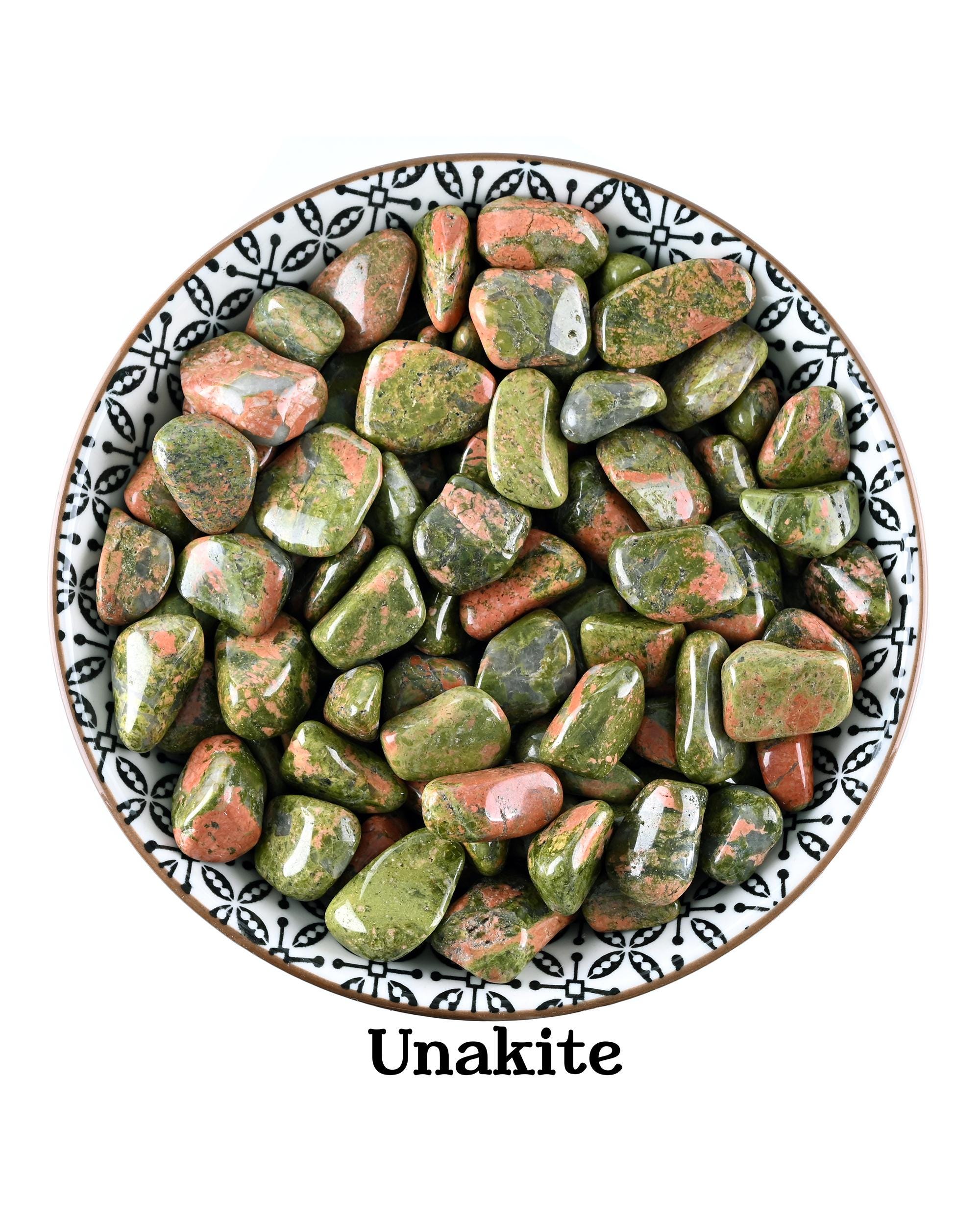 Set Of 10 Unakite Tumbled Stones, Natural Pink And Green Gemstones, Harmony And Balance Set Of 10 Unakite Tumbled Stones, Natural Pink And Green Gemstones, Harmony And Balance