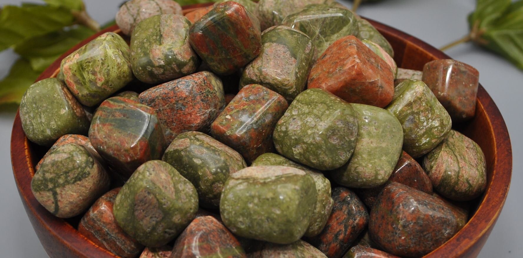 Unakite Tumbled Stone, Healing Stones & Crystals