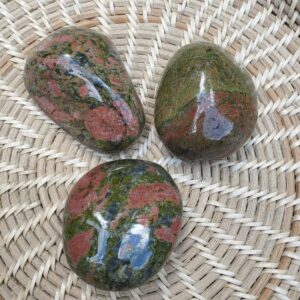 Unakite Tumbled Stones, Emotional Balance Crystal, Metaphysical Crystals for Heart Chakra, Fertility Pregnancy Crystal, Transformation Stone Unakite Tumbled Stones, Emotional Balance Crystal, Metaphysical Crystals for Heart Chakra, Fertility Pregnancy Crystal, Transformation Stone