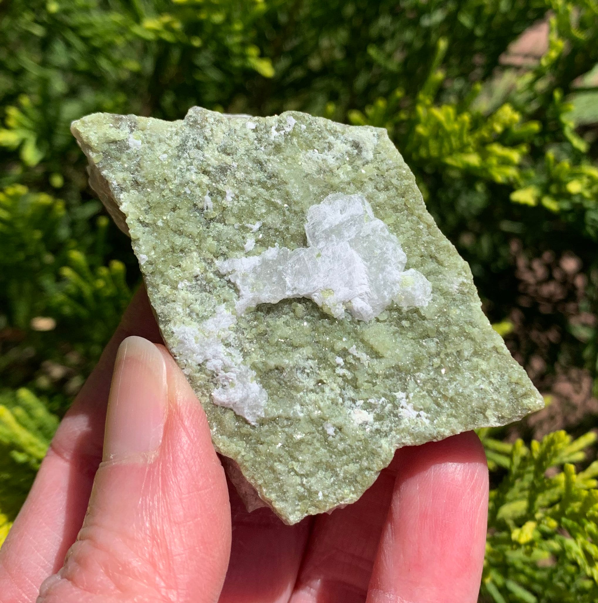 Vesuvianite Crystal Cluster 2.4" - Idocrase - Raw Stone - Natural Mineral Specimen - Healing Crystal - Meditation Crystal - 78g