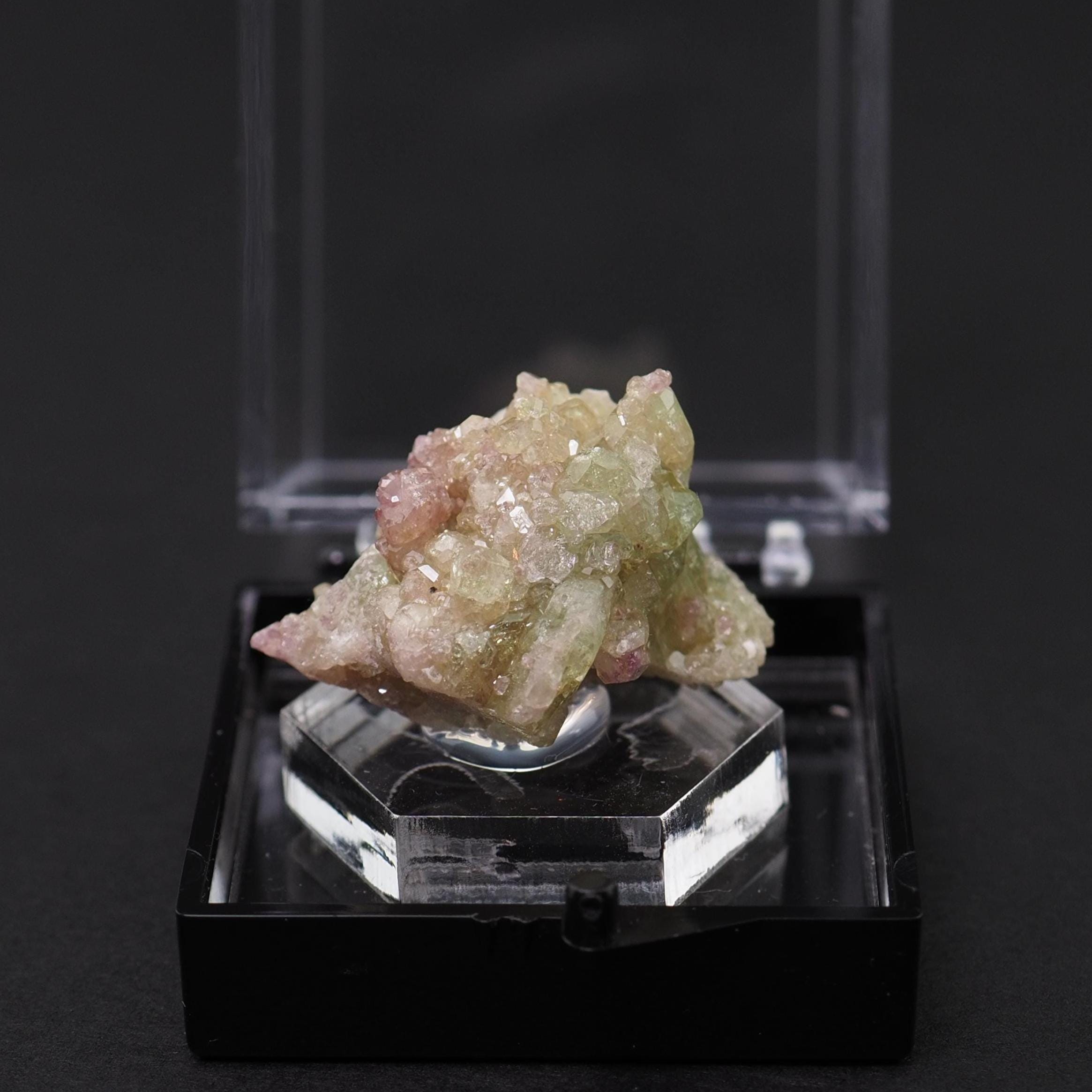 Green Vesuvianite Crystal, Jeffrey Mine, Quebec, Thumbnail Mineral Specimen