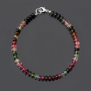 Multi Watermelon Tourmaline Beaded Bracelet, 5.5mm Tourmaline Smooth Rondelle Bead Bracelet, Natural AAA++ Tourmaline Gemstone Bracelet Multi Watermelon Tourmaline Beaded Bracelet, 5.5mm Tourmaline Smooth Rondelle Bead Bracelet, Natural AAA++ Tourmaline Gemstone Bracelet