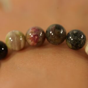 Watermelon Tourmaline Bracelet • Stretch Bracelet • 10mm • Heart Chakra • Love and Compassion • Growth & Renewal • B1016 Watermelon Tourmaline Bracelet • Stretch Bracelet • 10mm • Heart Chakra • Love and Compassion • Growth & Renewal • B1016
