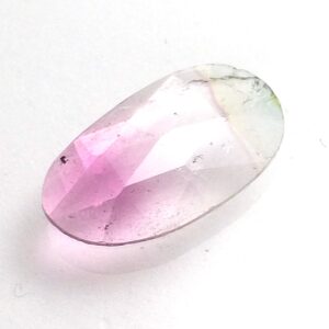 1.405 Carats Watermelon Tourmaline Cabochon Rose Cut Pink Gemstone Rubellite One Of A Kind Faceted Handmade Handcut Perfect Contemporary 1.405 Carats Watermelon Tourmaline Cabochon Rose Cut Pink Gemstone Rubellite One Of A Kind Faceted Handmade Handcut Perfect Contemporary