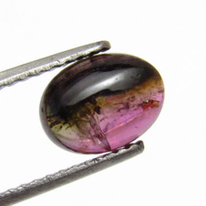 Watermelon Tourmaline 8x6 6x8 8mm x 6mm Oval Cabochon Pink Green Domed Natural Gemstone Ring Stone One of a Kind October Birthstone