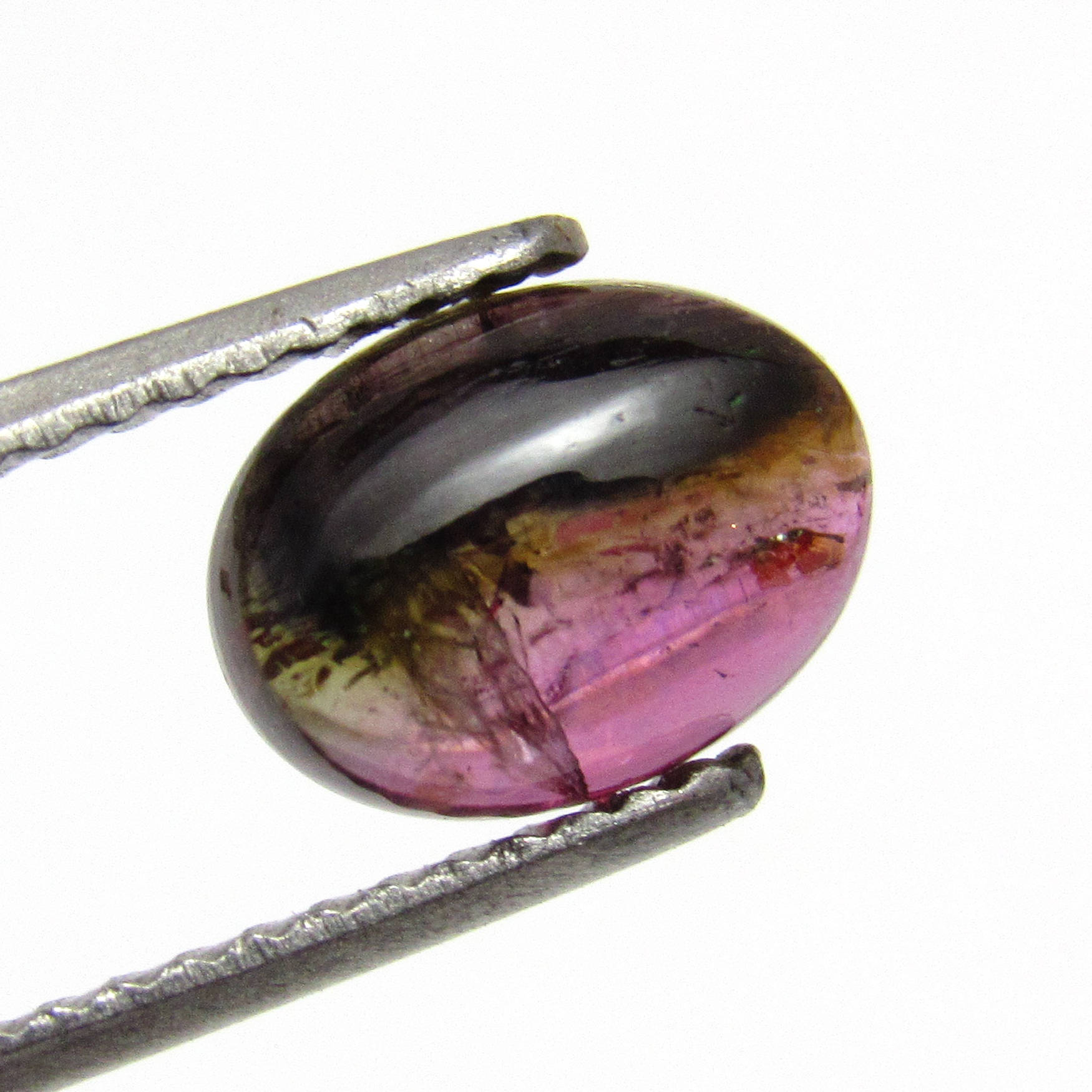 Watermelon Tourmaline 8x6 6x8 8mm X 6mm Oval Cabochon Pink Green Domed Natural Gemstone Ring Stone One Of A Kind October Birthstone