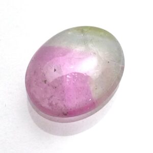 Watermelon Tourmaline 9x6 6x9 9mm x 6mm Cabochon Domed Oval Calibrated Natural Bi Color Ring Stone One of a Kind Handmade Bicolor