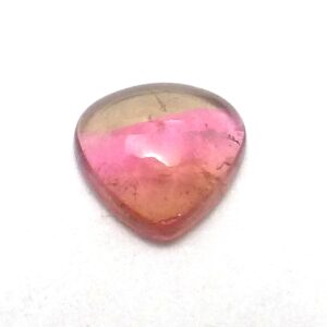 Watermelon Tourmaline Cabochon Bicolor Exotic Rare Pink Green Trillion Natural Gemstone Perfect Ring Stone Aqua Paraiba