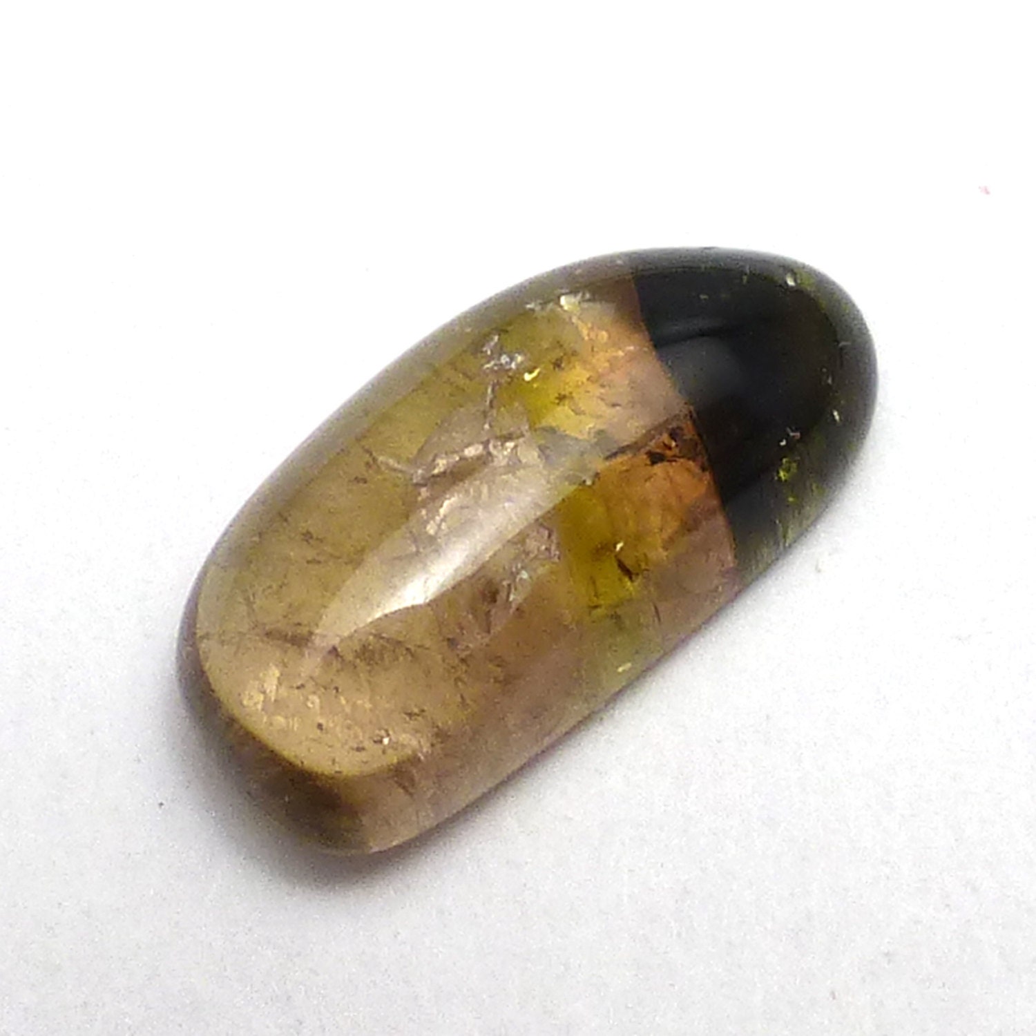 Watermelon Tourmaline Cabochon Free Form Handmade Natural Bi Color Fantasy Fancy Cut Unusual Unique Designer