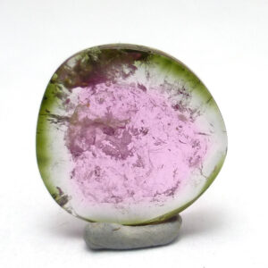 Watermelon Tourmaline Cabochon Slice Cab Rubellite Pink Green Natural Gemstone Specimen Statement Jewelry Pendant Ring Watermelon Tourmaline Cabochon Slice Cab Rubellite Pink Green Natural Gemstone Specimen Statement Jewelry Pendant Ring