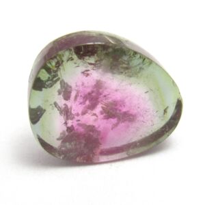 Watermelon Tourmaline Cabochon Slice Cab Rubellite Pink Green Natural Gemstone Specimen Jewelry for a Pendant or Ring