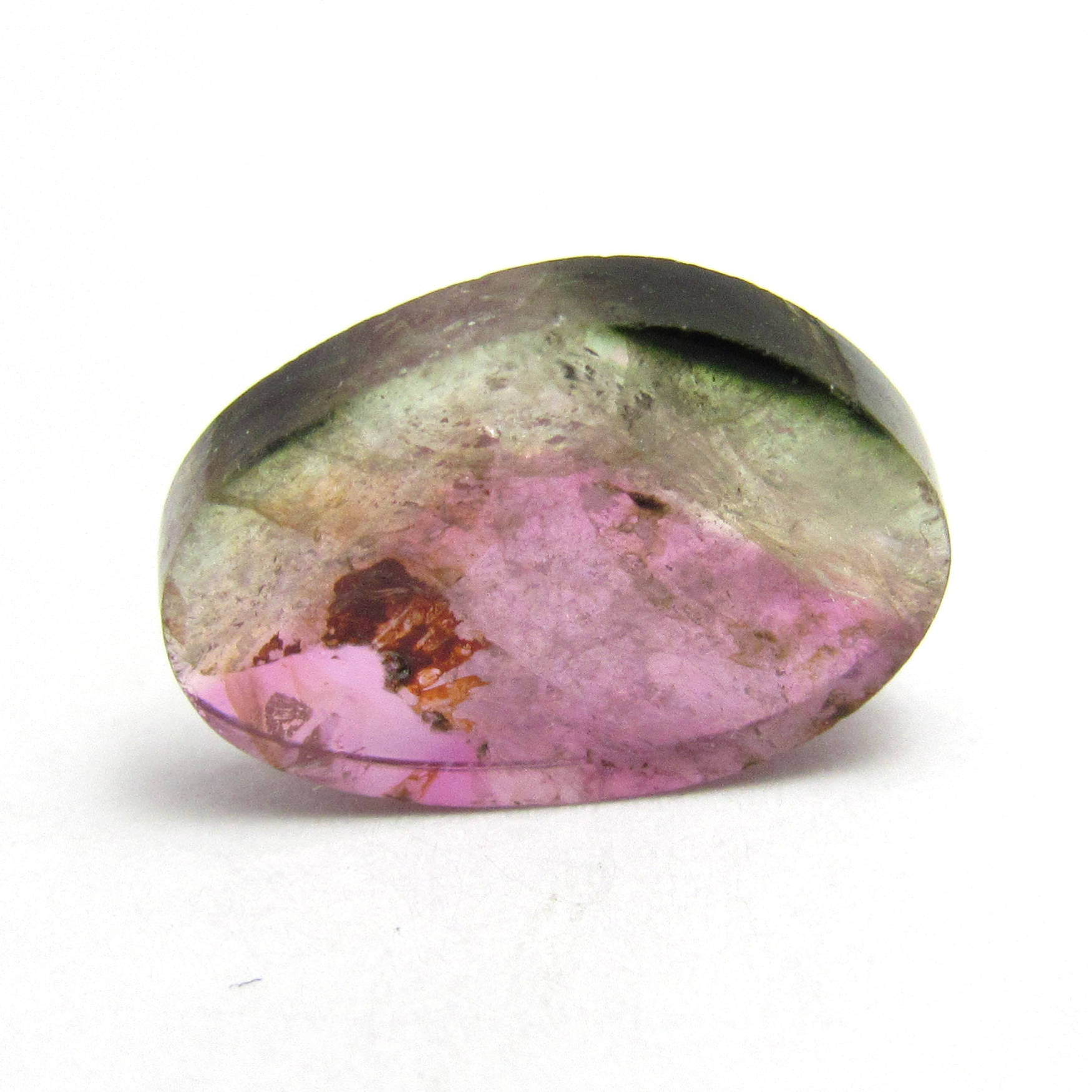 Watermelon Tourmaline Cabochon Slice Cab Rubellite Pink Green Natural Gemstone Specimen For Making Jewelry Pendant Ring Watermelon Tourmaline Cabochon Slice Cab Rubellite Pink Green Natural Gemstone Specimen For Making Jewelry Pendant Ring