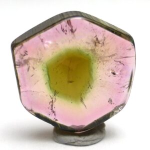 Watermelon Tourmaline Cabochon Slice One of a Kind Rare Rubellite Green Natural Gemstone Specimen Statement Jewelry Pendant Ring Watermelon Tourmaline Cabochon Slice One of a Kind Rare Rubellite Green Natural Gemstone Specimen Statement Jewelry Pendant Ring