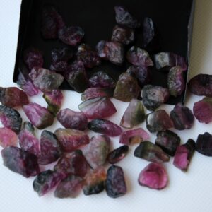 8-12mm Watermelon Tourmaline Raw Stones, Natural Loose Gemstone Watermelon Tourmaline Rough for Jewelry, 5 Pcs Tourmaline Crystals 8-12mm Watermelon Tourmaline Raw Stones, Natural Loose Gemstone Watermelon Tourmaline Rough for Jewelry, 5 Pcs Tourmaline Crystals
