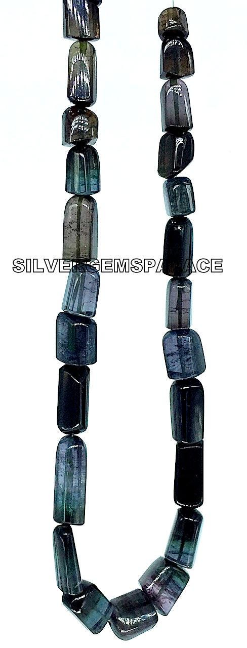 Extremely Rarest~natural Tourmaline Smooth Nuggets Beads String Watermelon Tourmaline Gemstone Beads Bio Tourmaline Beads Polished Nuggets.