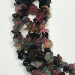 High Quality Mixed Tourmaline Gemstone Chips. Full 16" Strand Of G1 Tourmaline Beads, Approx. 4-6mm In Diamater. Watermelon Tourmaline. High Quality Mixed Tourmaline Gemstone Chips. Full 16" Strand Of G1 Tourmaline Beads, Approx. 4-6mm In Diamater. Watermelon Tourmaline.