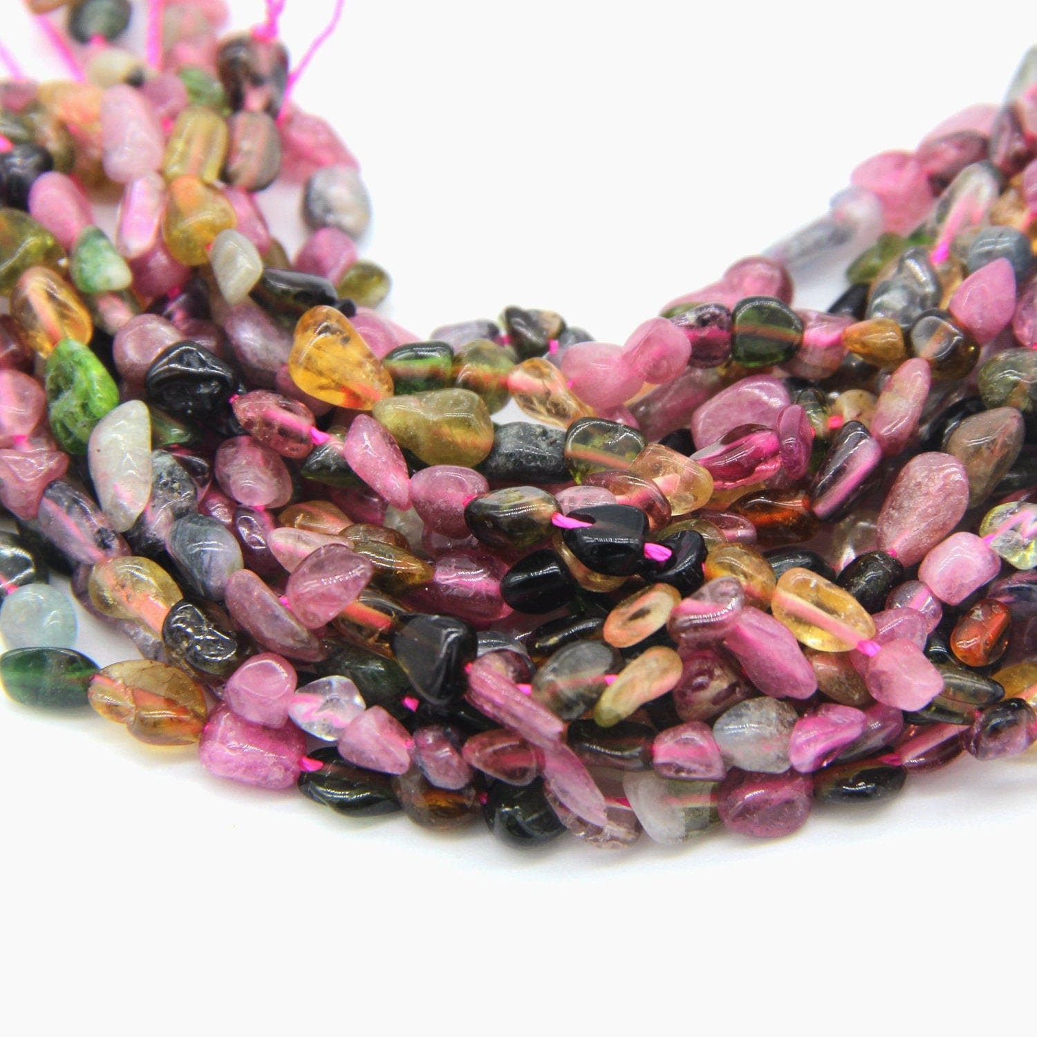 Natural Tourmaline Nugget 4-6mm Watermelon Tourmaline Chip Beads Pink Green Blue Yellow Semi Precious Stone Rainbow Gemstone Irregular Shape Natural Tourmaline Nugget 4-6mm Watermelon Tourmaline Chip Beads Pink Green Blue Yellow Semi Precious Stone Rainbow Gemstone Irregular Shape