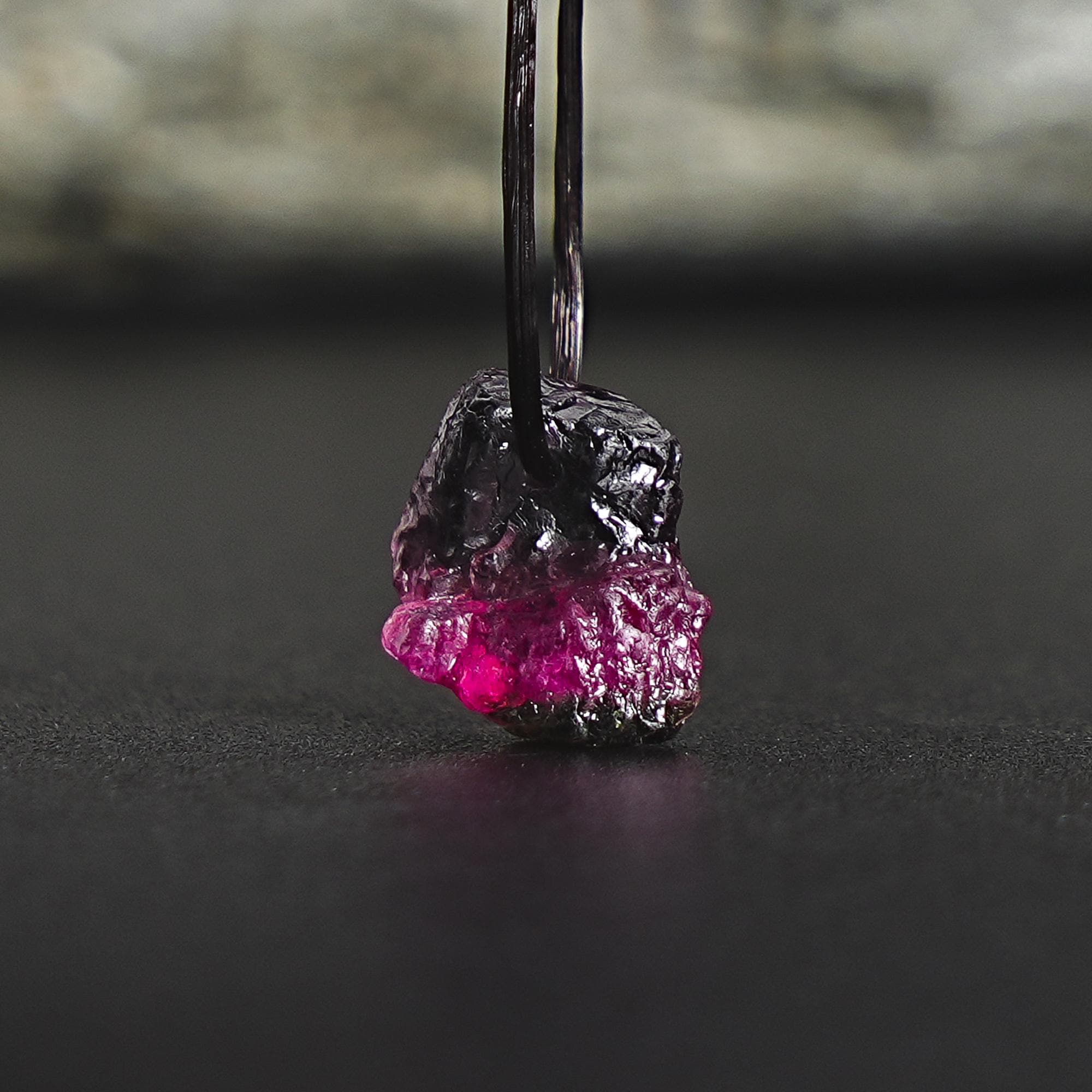Rare Natural Watermelon Tourmaline Pendant Grade Aaa 11x9x5mm Pink Pendant Raw Pendant Gemstone Pendant Only One(99233)