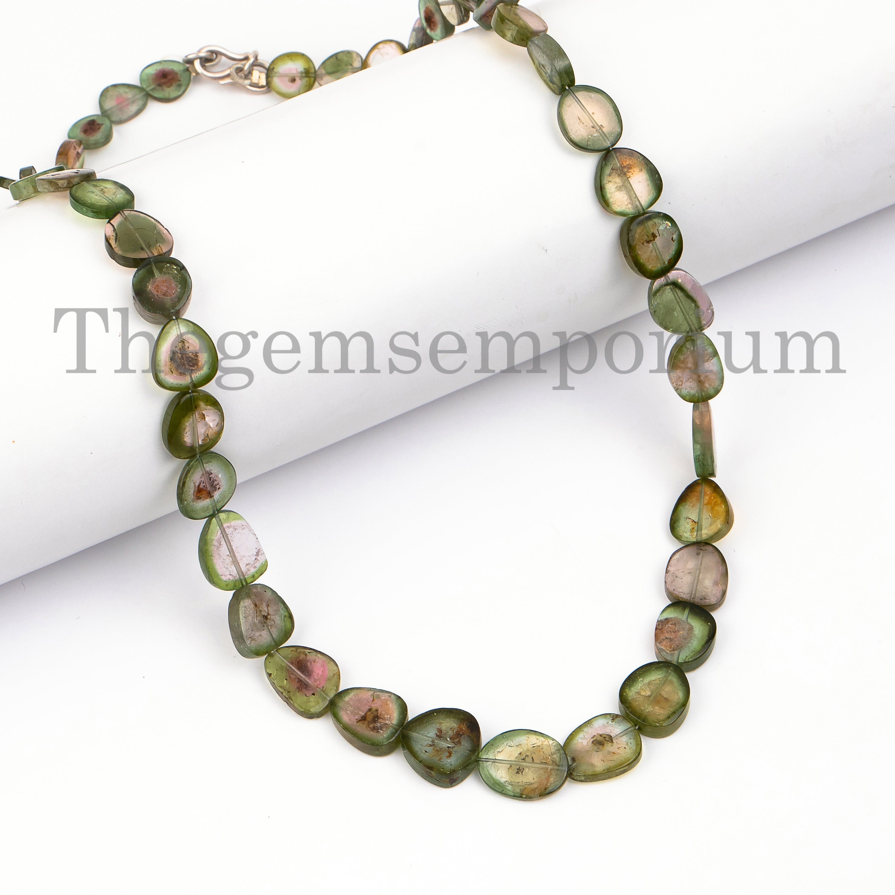 Rare! Watermelon Tourmaline Necklace, Extremely Rare Tourmaline Necklace, Slice Nuggets Necklace, Necklace For Women, Halloween Gift For Her Rare! Watermelon Tourmaline Necklace, Extremely Rare Tourmaline Necklace, Slice Nuggets Necklace, Necklace For Women, Halloween Gift For Her