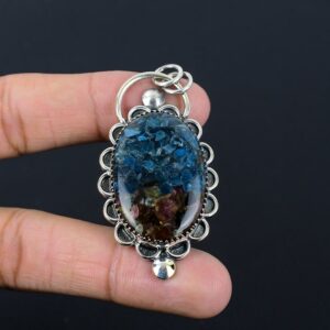 Handmade Watermelon Tourmaline Pendant: 925 Sterling Silver Gemstone Jewelry