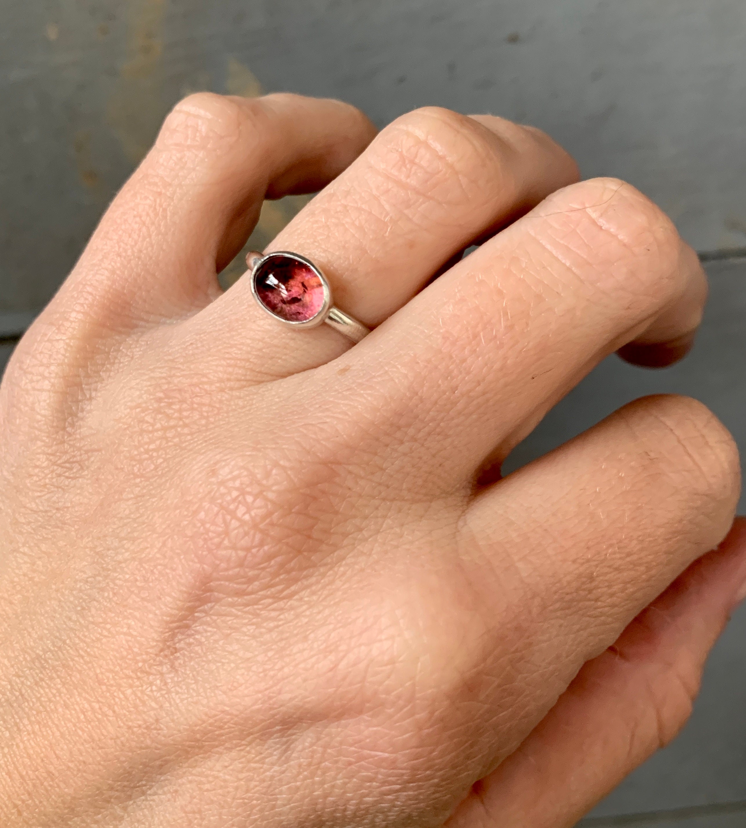 Elegant Oval Watermelon Tourmaline Solitaire Sterling Silver Ring | Choose Your Stone | Made To Order | Tourmaline Ring | Engagement Ring Elegant Oval Watermelon Tourmaline Solitaire Sterling Silver Ring | Choose Your Stone | Made To Order | Tourmaline Ring | Engagement Ring