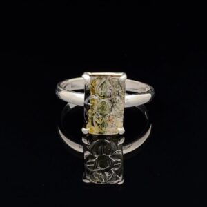 Sterling Silver Carved Watermelon Tourmaline Ring Size 9 Sterling Silver Carved Watermelon Tourmaline Ring Size 9
