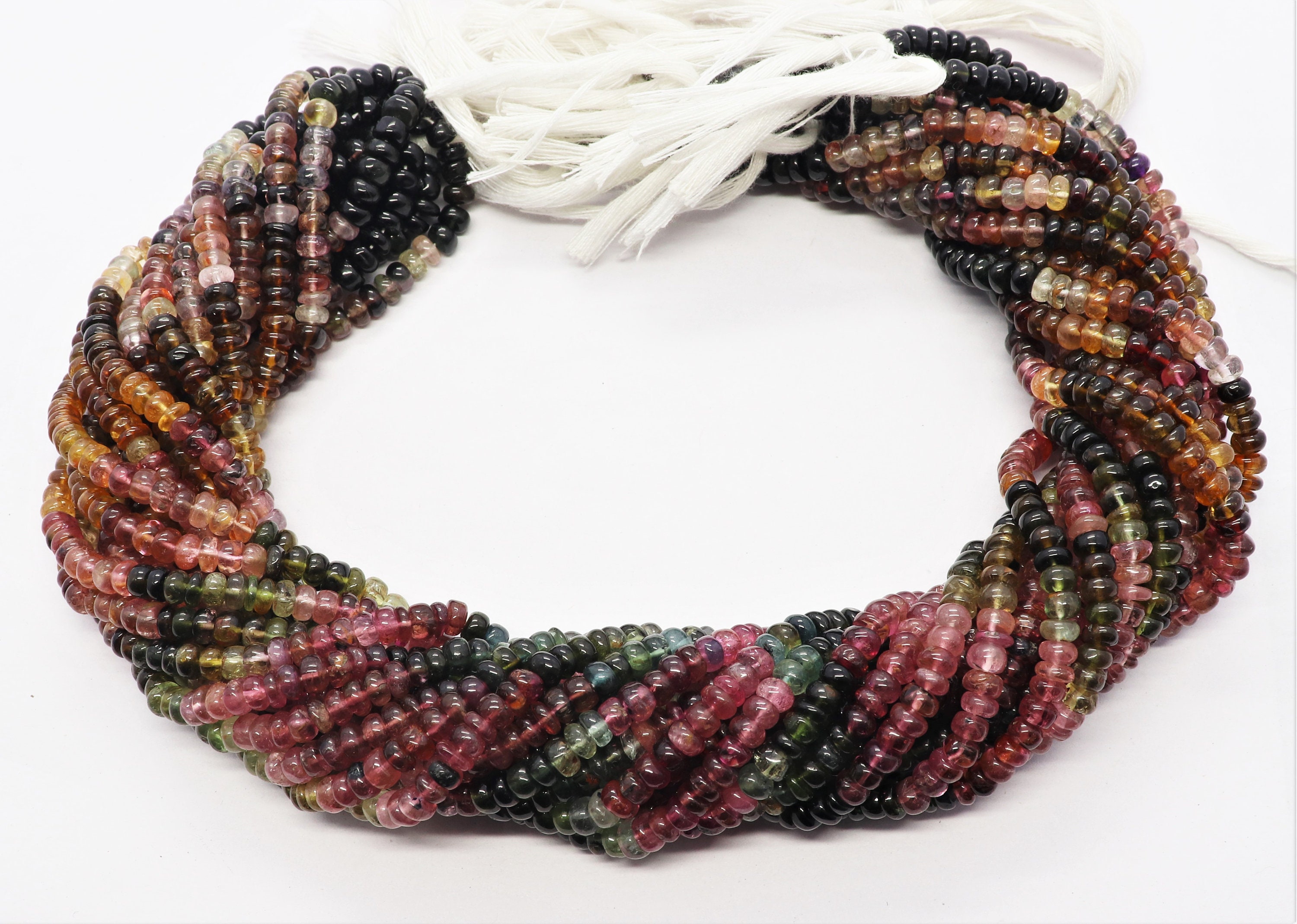 100% Natural Multi Tourmaline Smooth Rondelle Gemstone Beads, 4.75 Mm Watermelon Tourmaline Plain Beads Tourmaline Multi Color Wholesale Lot 100% Natural Multi Tourmaline Smooth Rondelle Gemstone Beads, 4.75 Mm Watermelon Tourmaline Plain Beads Tourmaline Multi Color Wholesale Lot