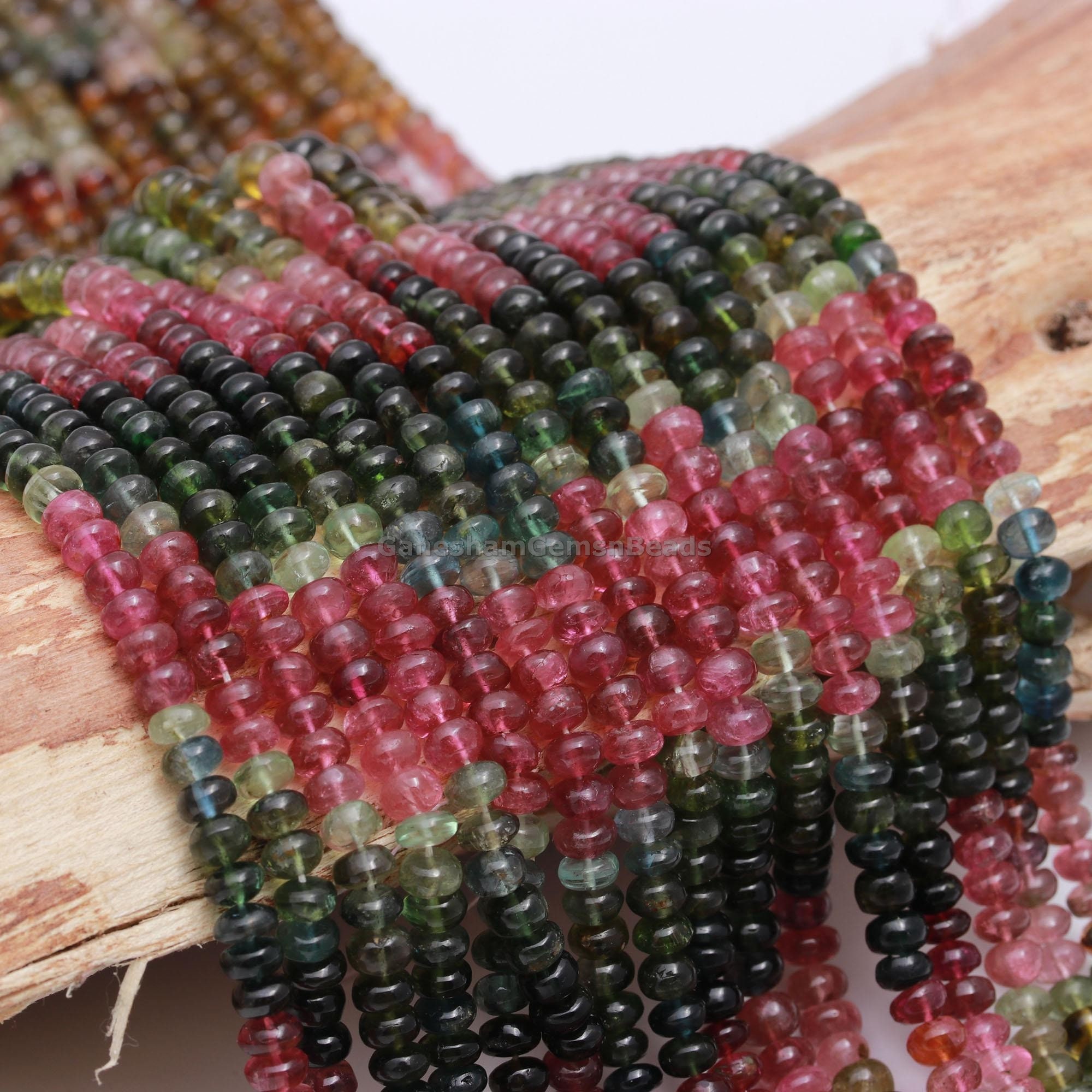Multi Tourmaline Smooth Rondelle Beads, 4-4.5 Mm Tourmaline Beads, Tourmaline Plain Beads, Tourmaline Rondelle Beads, Watermelon Tourmaline Multi Tourmaline Smooth Rondelle Beads, 4-4.5 Mm Tourmaline Beads, Tourmaline Plain Beads, Tourmaline Rondelle Beads, Watermelon Tourmaline