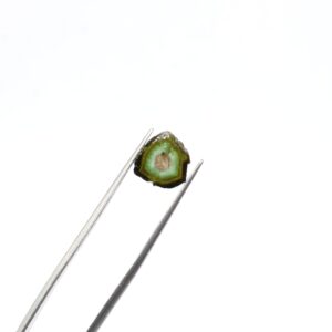 3.40 Ct, Natural Watermelon Tourmaline Slice, 11 Mm, Loose Gemstone, Tourmaline For Making Jewelry