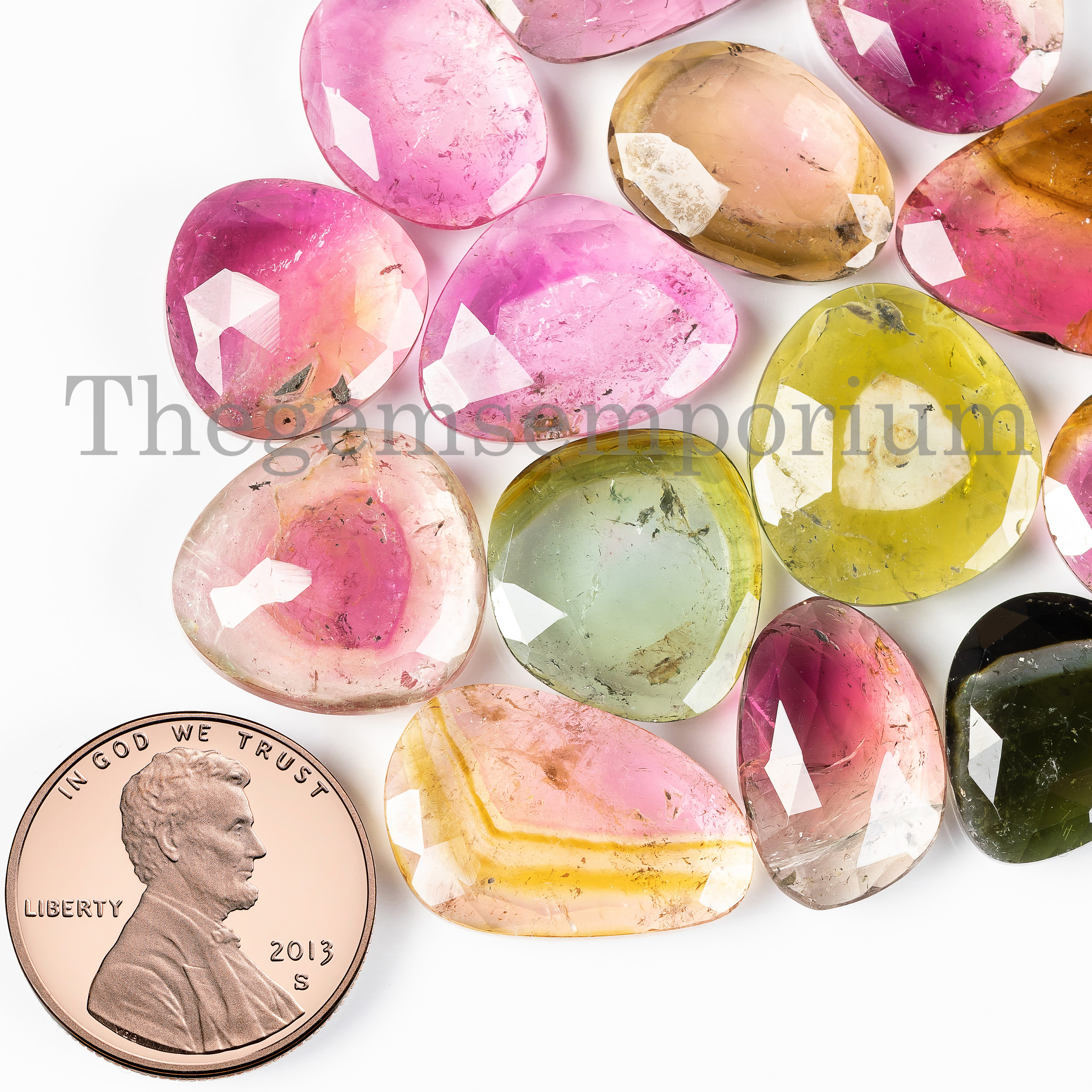 Aaa+ Quality Watermelon Tourmaline Rose Cut Loose Stones, Natural Loose Bio Tourmaline Polki,multi Color Tourmaline Loose For Jewelry Making Aaa+ Quality Watermelon Tourmaline Rose Cut Loose Stones, Natural Loose Bio Tourmaline Polki,multi Color Tourmaline Loose For Jewelry Making
