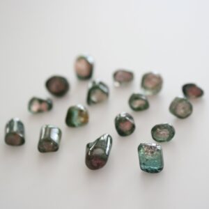 Watermelon Tourmaline Gems, Polished Crystals, Heart Chakra