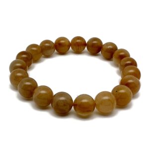Yellow Sapphire Gemstone Bracelet - AAA Premium Quality Crystal Bracelet - Men&Women Stretchy Bracelet - Crystal Healing - AA1016