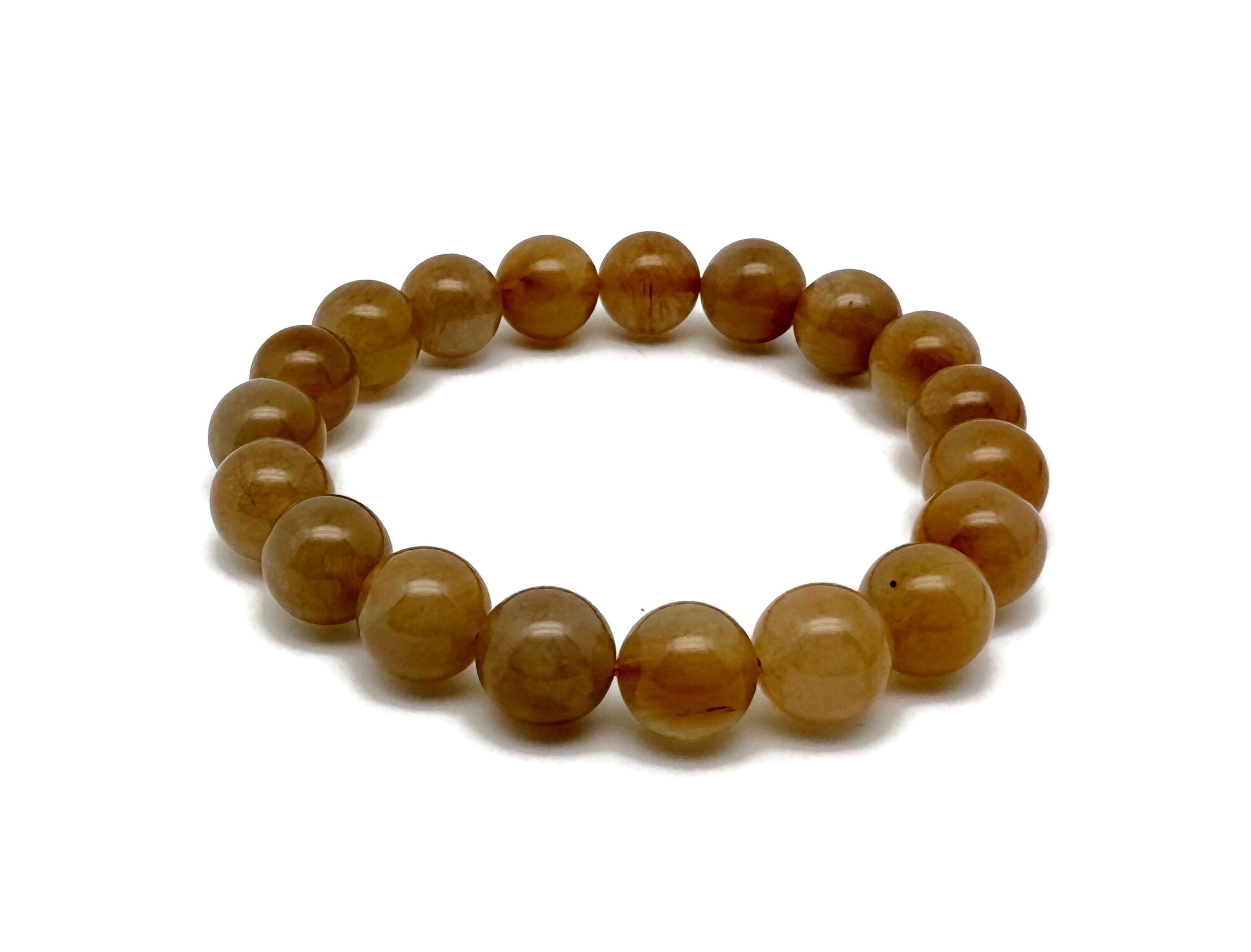 Yellow Sapphire Gemstone Bracelet - Aaa Premium Quality Crystal Bracelet - Men&women Stretchy Bracelet - Crystal Healing - Aa1016 Yellow Sapphire Gemstone Bracelet - Aaa Premium Quality Crystal Bracelet - Men&women Stretchy Bracelet - Crystal Healing - Aa1016