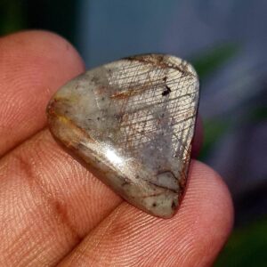 Natural Yellow Sapphire Cabochon: Rare Silk Gemstone
