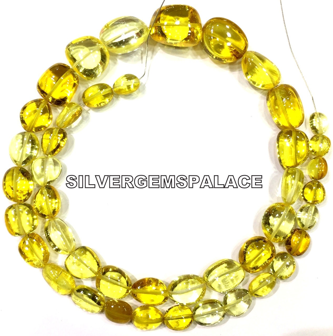 Extremely Rare~aaaa+ Yellow Sapphire Smooth Nuggets Beads Yellow Sapphire Gemstone Beads Free Form Nuggets Beads Jewelry Making Beads.