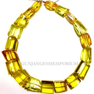 Rare Yellow Sapphire Bead Aaaa+ Quality Padparadscha Sapphire Faceted Nugget Beads Beautiful Sapphire Nuggets Faceted Sapphire Bracelet