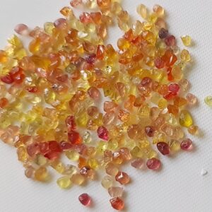 Yellow Sapphire Rough, Raw Natural Sapphire For Ring / Earrings/ Necklace Loose Sapphire Gemstone Undrilled 3-5mm (5 Cts - 10 Cts) - Pksg240